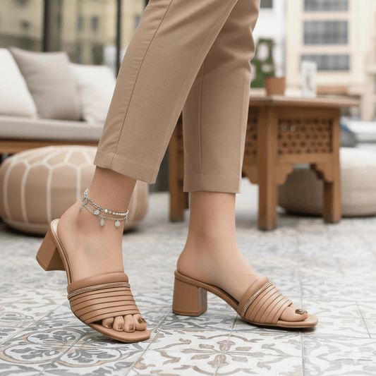 Elegant Women Block Heels Sandals