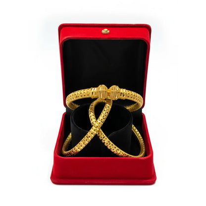 Premium Golden Bangle (3 piece)