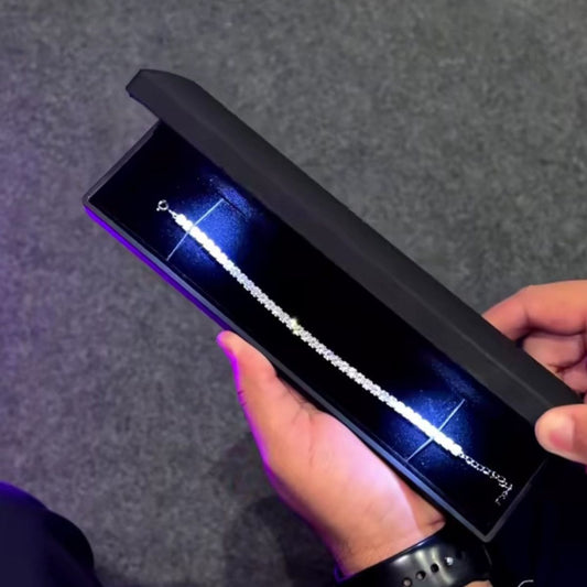 Midnight Crystal Bracelet with Light Box