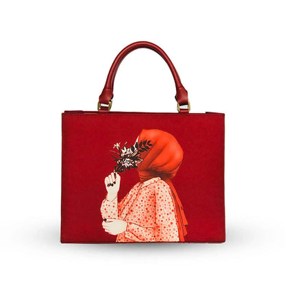 Elegant Hijabi Floral Handbag - Students Special