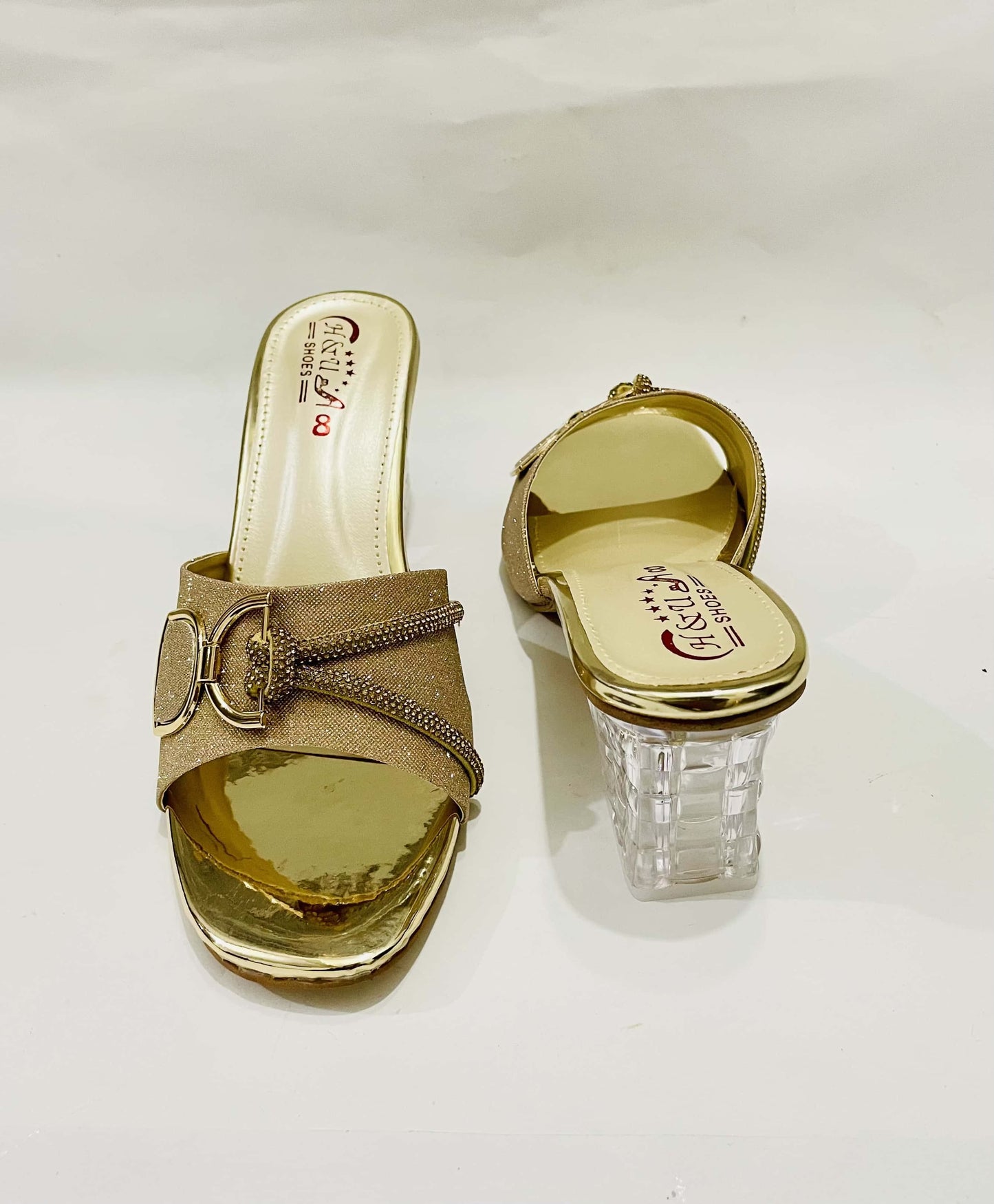 Glitz & Glam Transparent Heels