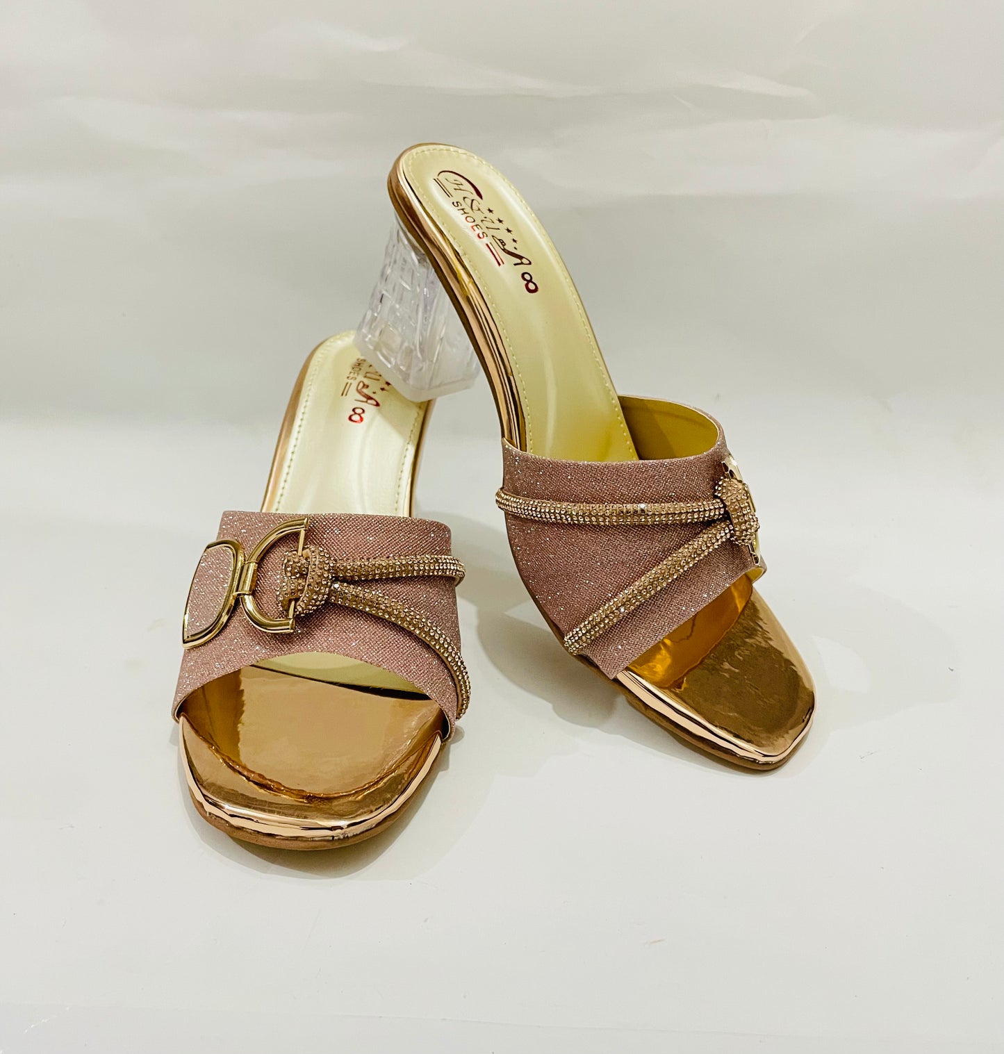 Glitz & Glam Transparent Heels