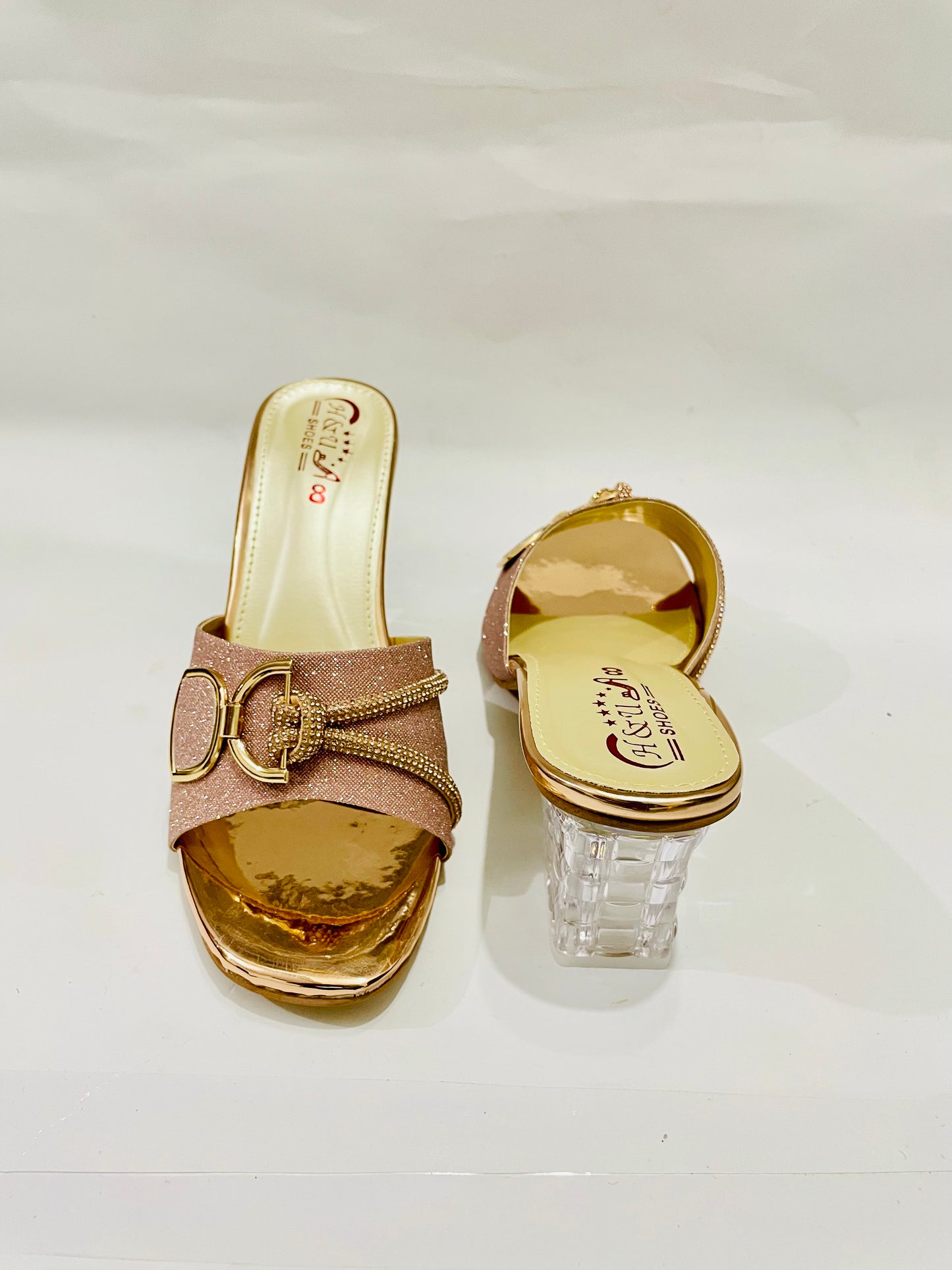 Glitz & Glam Transparent Heels