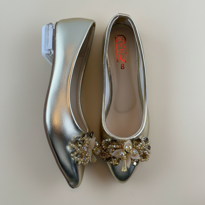 HU Beaded Flat Shoes - Winter Special