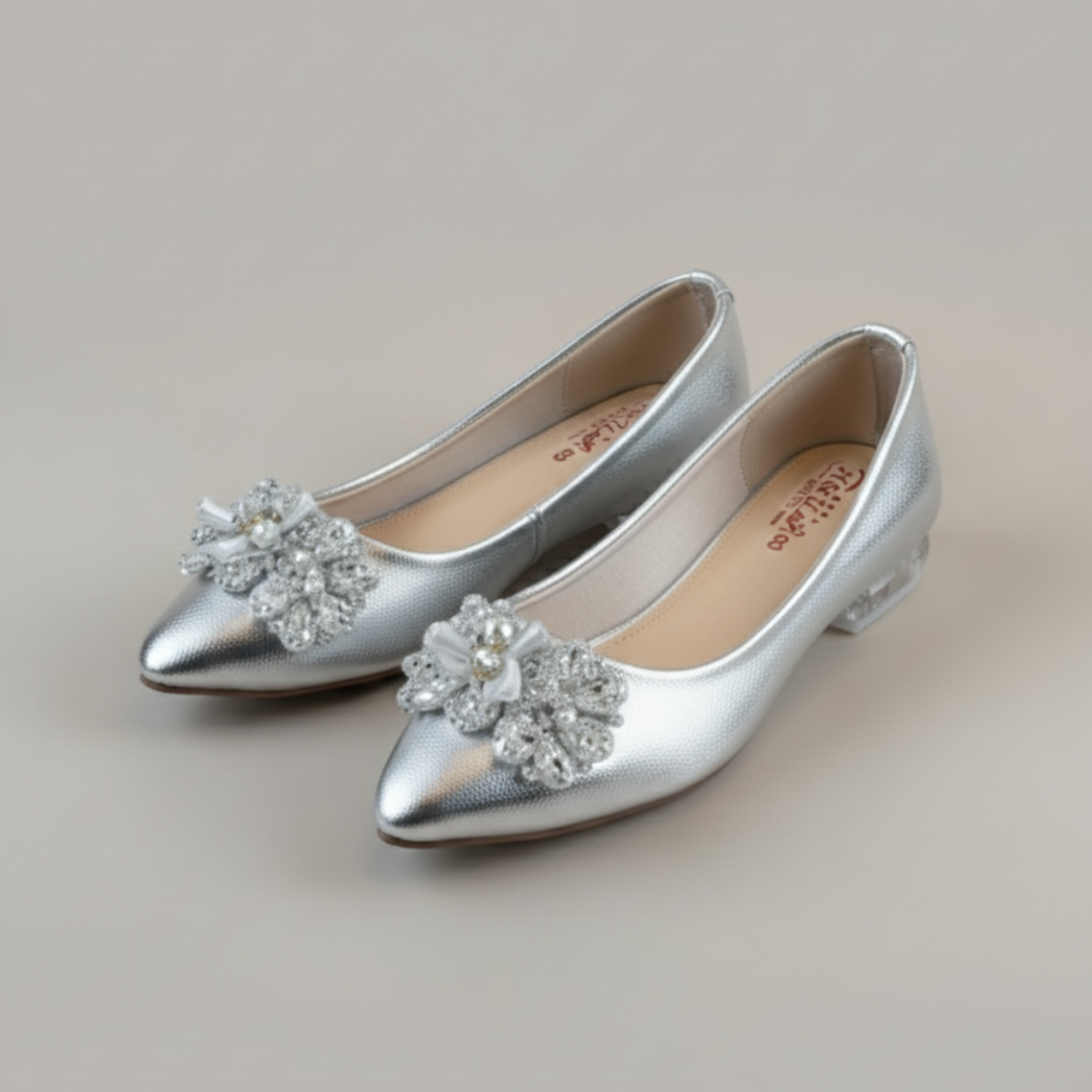 HU Beaded Flat Shoes - Winter Special