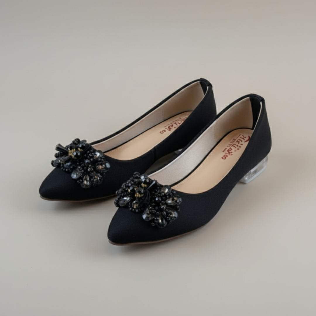 HU Beaded Flat Shoes - Winter Special