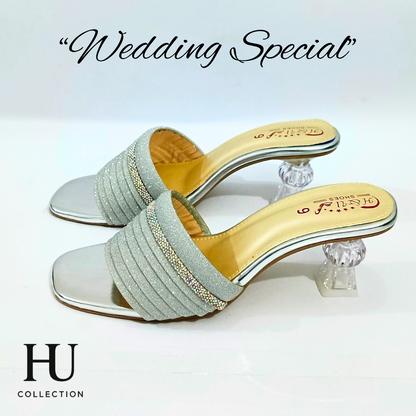 Glamorous Crystal Heel Sandals - Wedding Special