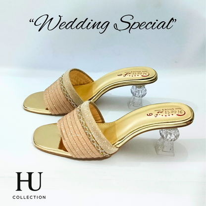 Glamorous Crystal Heel Sandals - Wedding Special