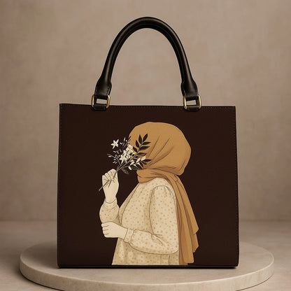 Elegant Hijabi Floral Handbag - Students Special
