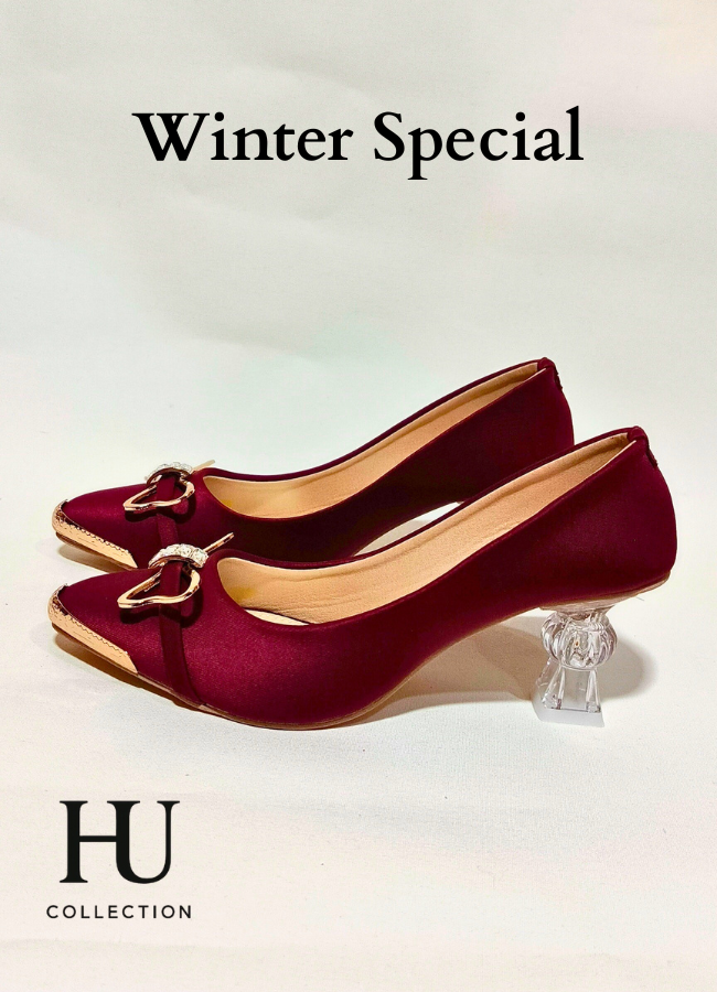 Chic Metallic Bow Pointed Pumps - Winter Special
