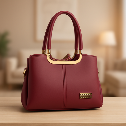 Luxury Leather Handbag – Elegant Tote for Women